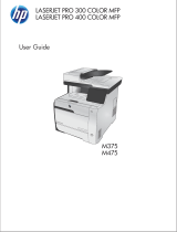 HP LaserJet Pro 400 color MFP M475 User manual