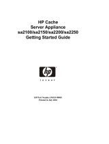 HP sa2250 Quick start guide