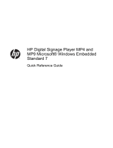 HP MP9 Digital Signage Player Model 9000 Base Model Reference guide