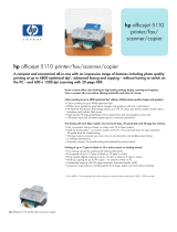 HP Officejet 5110 User manual
