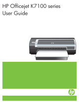 HP Officejet K7100 User manual