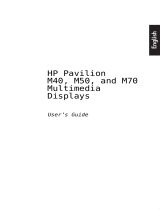 HP Pavilion M70 User manual