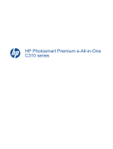 HP Photosmart Premium e-All-in-One Printer series - C310 User manual