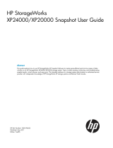 HP XP20000 User manual