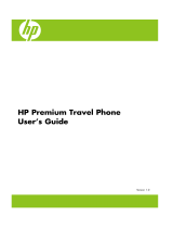 HP Premium Travel Phone User manual