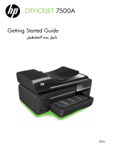 HP Printer 7500A User manual