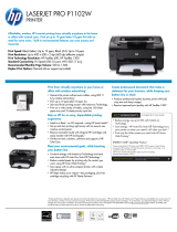 HP Printer P1102W User manual