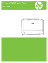HP Printer P2030 User manual