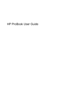 HP ProBook 6550b Notebook PC User manual