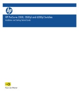 HP PROCURVE 3500 User manual