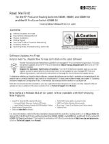 HP PROCURVE 6308M-SX User manual