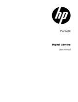 HP PW460t Digital Camera User manual