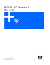 HP (Hewlett-Packard) R1500 User manual
