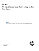 HP 2TB User manual