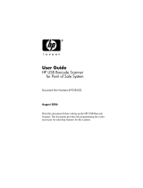 HP rp5000 Base Model Point of Sale User manual