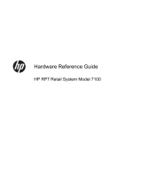 HP RP7 Retail System Model 7100 Reference guide