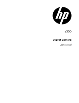HP s300 Black Digital Camera User manual