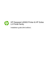 HP DesignJet L65500 Printer series Installation guide