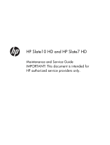 HP Slate 7 HD Tablet User guide