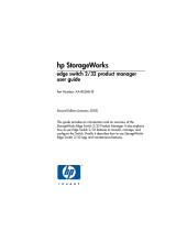HP StorageWorks Edge Switch 2/32 User manual