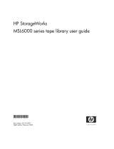 HP MSL6000 User manual