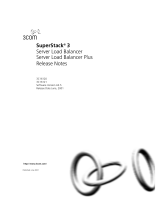 HP SuperStack 3 Load Balancer Appliance Release note
