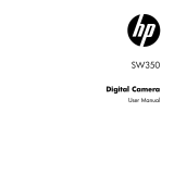 HP SW350 Digital Camera User manual