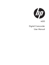 HP t450 Digital Camcorder User manual