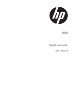 HP t500 Digital Camcorder User manual