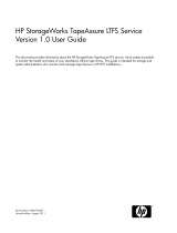 HP TapeAssure Service Software User manual