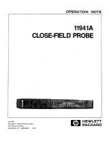HP Thermometer 11941A User manual