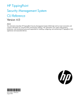 HP TippingPoint Next Generation Firewall Series CLI Reference Guide