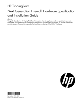 HP TippingPoint Next Generation Firewall Series Installation guide