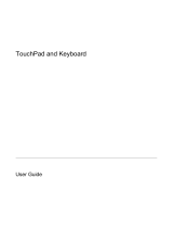 HP TouchPad and Keyboard User manual