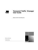HP Transcend Traffix Manager 3.0 User manual