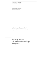 HP 1660 User manual