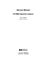 HP 8560A User manual