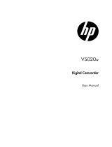 HP V5020u Digital Camcorder User manual