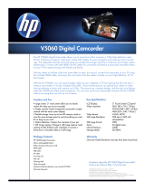 HP V5060h Digital Camcorder Product information