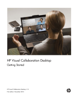 HP Visual Collaboration Desktop Quick start guide
