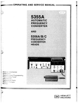 HP 5356A User manual