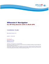 HP Whereis Navigator 2.5 User manual