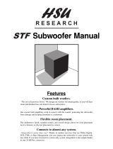 Hsu Research Subwoofer STF User manual