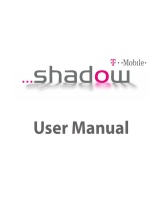 T-Mobile Shadow PHOE100 User manual