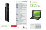 HTC Windows Mobile SmartPhone User manual