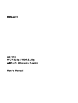 Huawei AOLYNK WDR814IG User manual