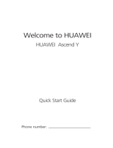 Huawei Ascend Y User manual