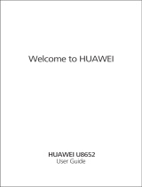 Huawei U8652 Consumer Cellular User manual