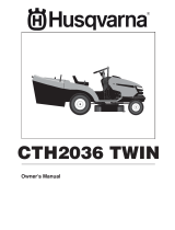 Husqvarna CTH2036 TWIN User manual