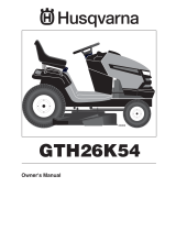 Husqvarna GTH26K54 User manual